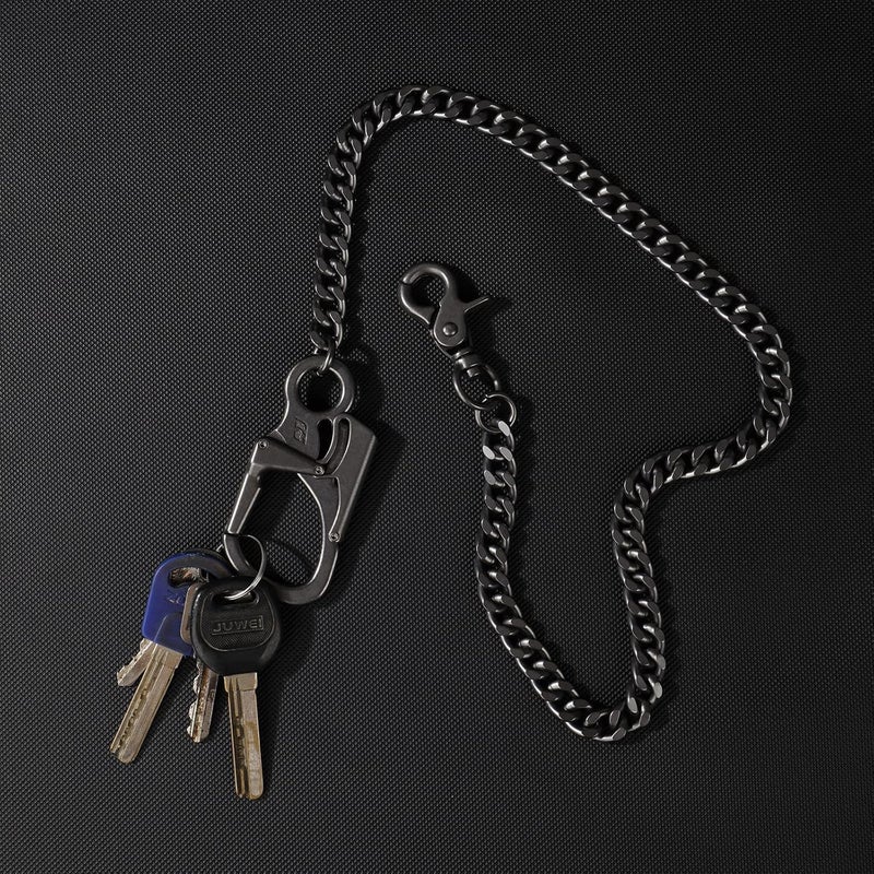 Ahiller Biker Wallet Chain, Heavy Duty Pocket Chain with Round Clasp, Men Chains for Keys, Jeans, Pants, Purse and Handbag - Image 5